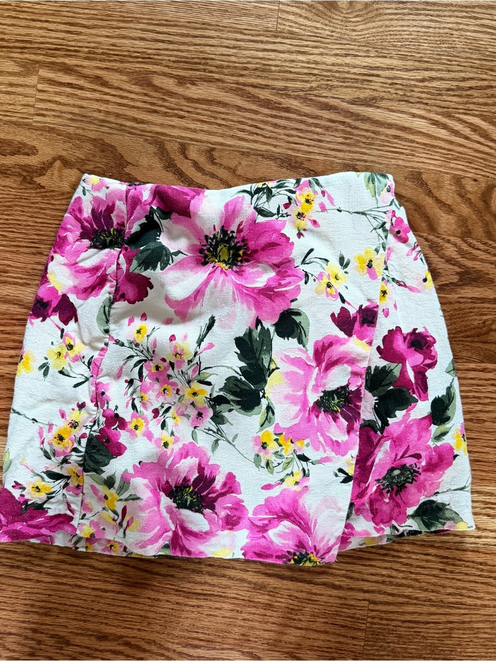 Floral Pink Abercrombie Mini Skirt